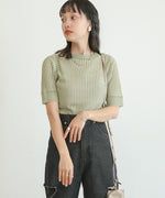 STRIPED RIB TOPS