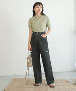 STRIPED RIB TOPS