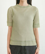 STRIPED RIB TOPS