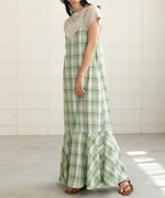 CHECK PATTERN CAMI ONEPIECE
