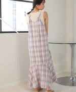 CHECK PATTERN CAMI ONEPIECE