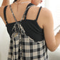 CHECK PATTERN CAMI ONEPIECE