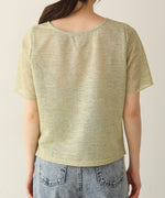 SHEER GATHER 2WAY TOPS