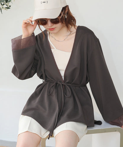 RUSH GUARD SHEER CARDIGAN