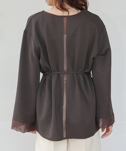 RUSH GUARD SHEER CARDIGAN