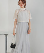 LACE BLOUSE + CAMI ONEPIECE SET