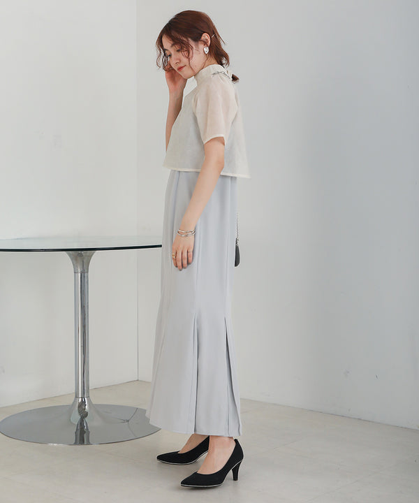 LACE BLOUSE + CAMI ONEPIECE SET