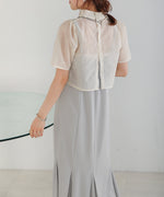LACE BLOUSE + CAMI ONEPIECE SET
