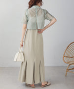 LACE BLOUSE + CAMI ONEPIECE SET