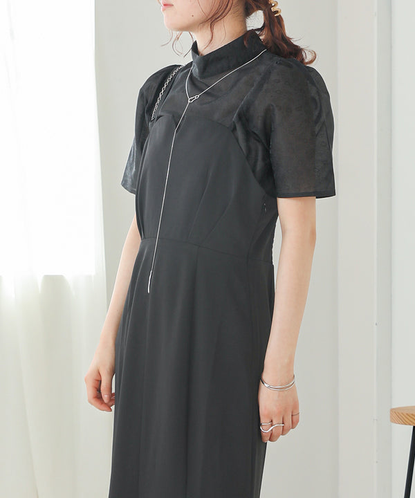 LACE BLOUSE + CAMI ONEPIECE SET