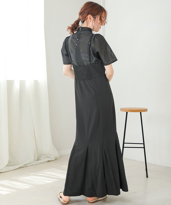 LACE BLOUSE + CAMI ONEPIECE SET