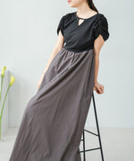 GATHER BALLOON ONEPIECE