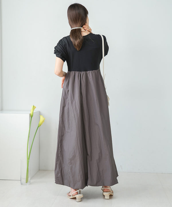 GATHER BALLOON ONEPIECE