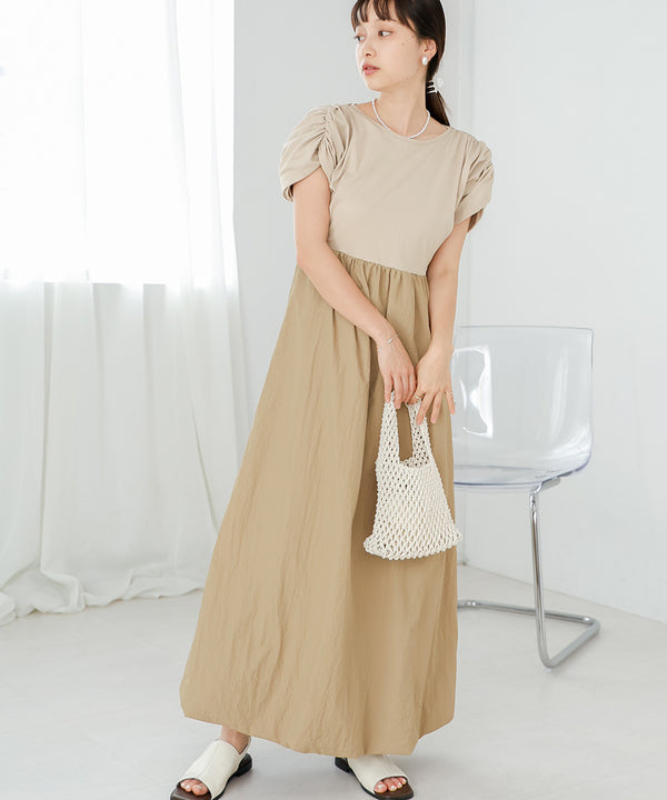 GATHER BALLOON ONEPIECE