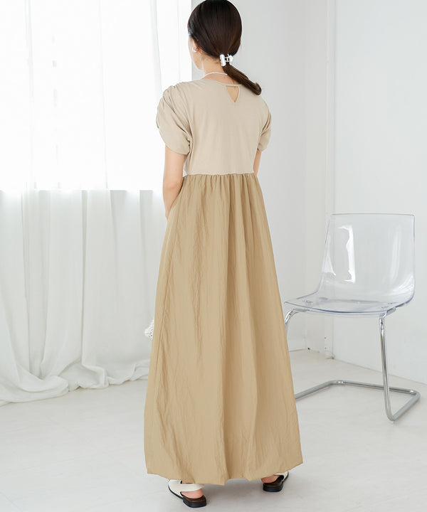 GATHER BALLOON ONEPIECE