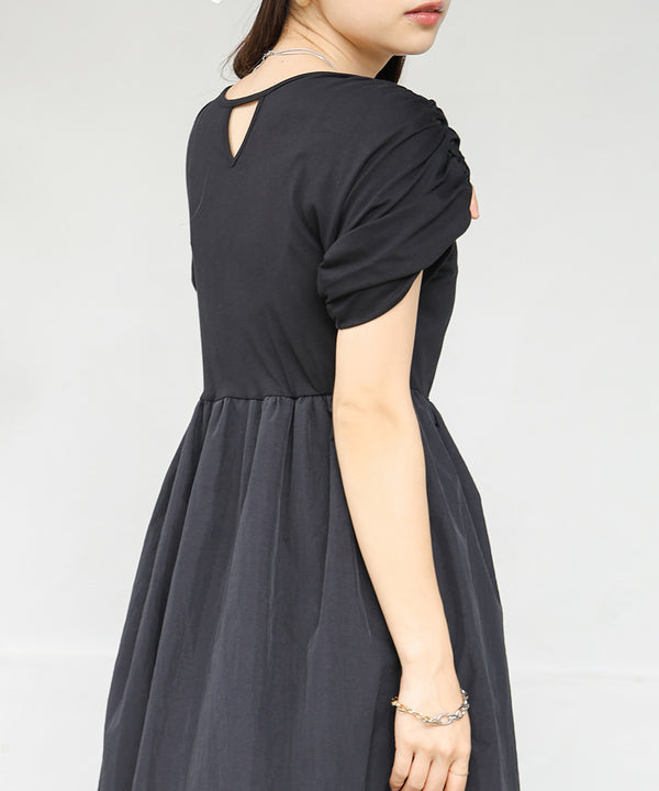 GATHER BALLOON ONEPIECE