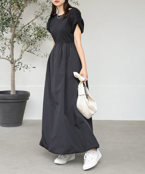 GATHER BALLOON ONEPIECE