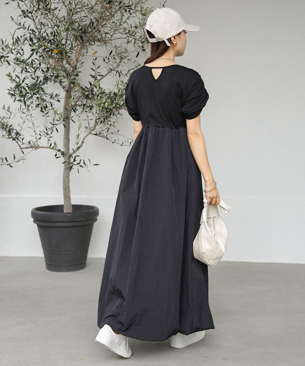 GATHER BALLOON ONEPIECE