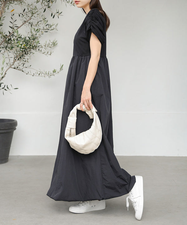 GATHER BALLOON ONEPIECE