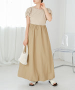 GATHER BALLOON ONEPIECE