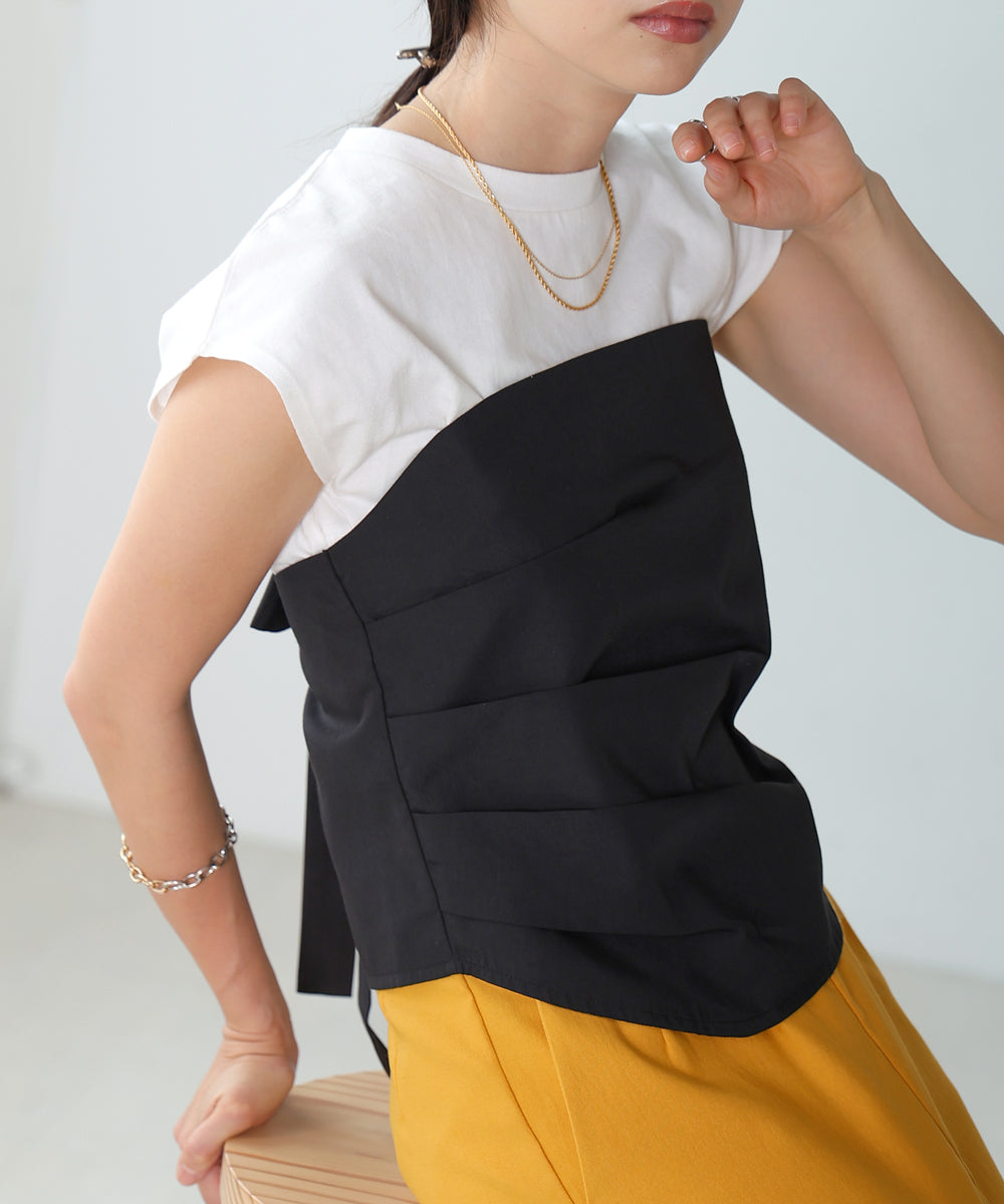 LAYERED BUSTIER TOPS