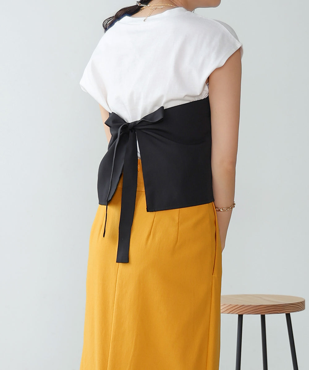LAYERED BUSTIER TOPS