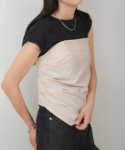 LAYERED BUSTIER TOPS