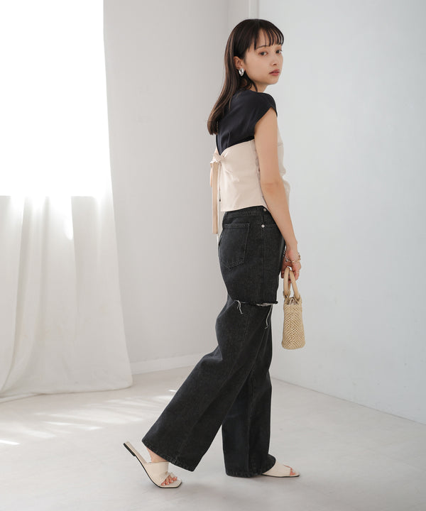 LAYERED BUSTIER TOPS