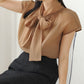 BOW TIE SHEER BLOUSE