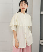 RUFFLE HALF SLEEVE BLOUSE