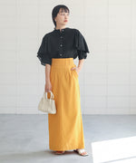 RUFFLE HALF SLEEVE BLOUSE