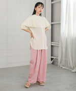 RUFFLE HALF SLEEVE BLOUSE
