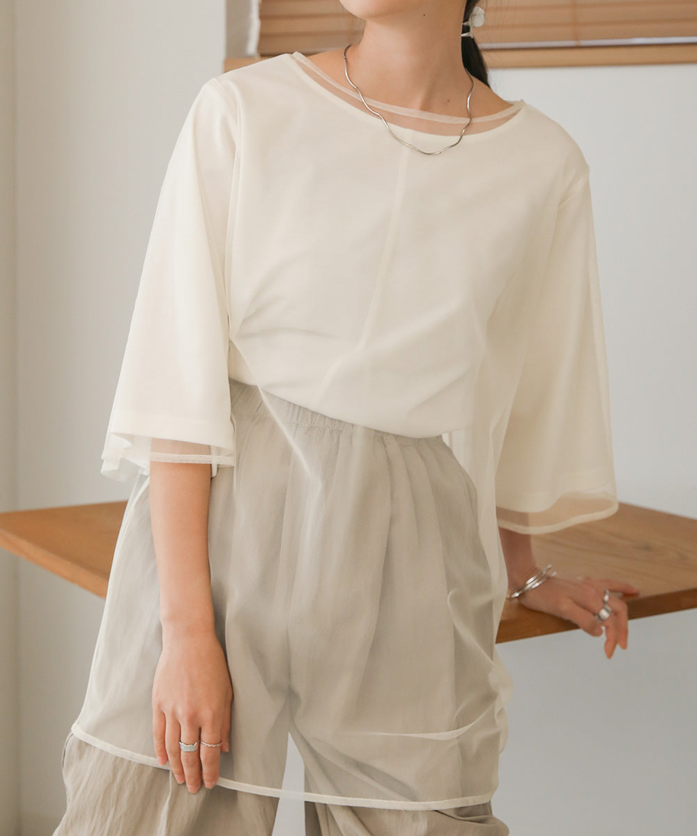 LAYERED TULLE TOPS
