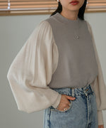 COLOR SCHEME PETITE HIGH KNIT TOP
