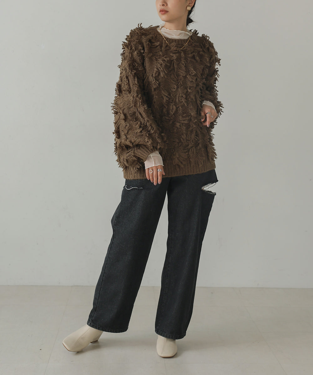 期間限定価格) AMERI TASSEL COMPACT KNIT TOP