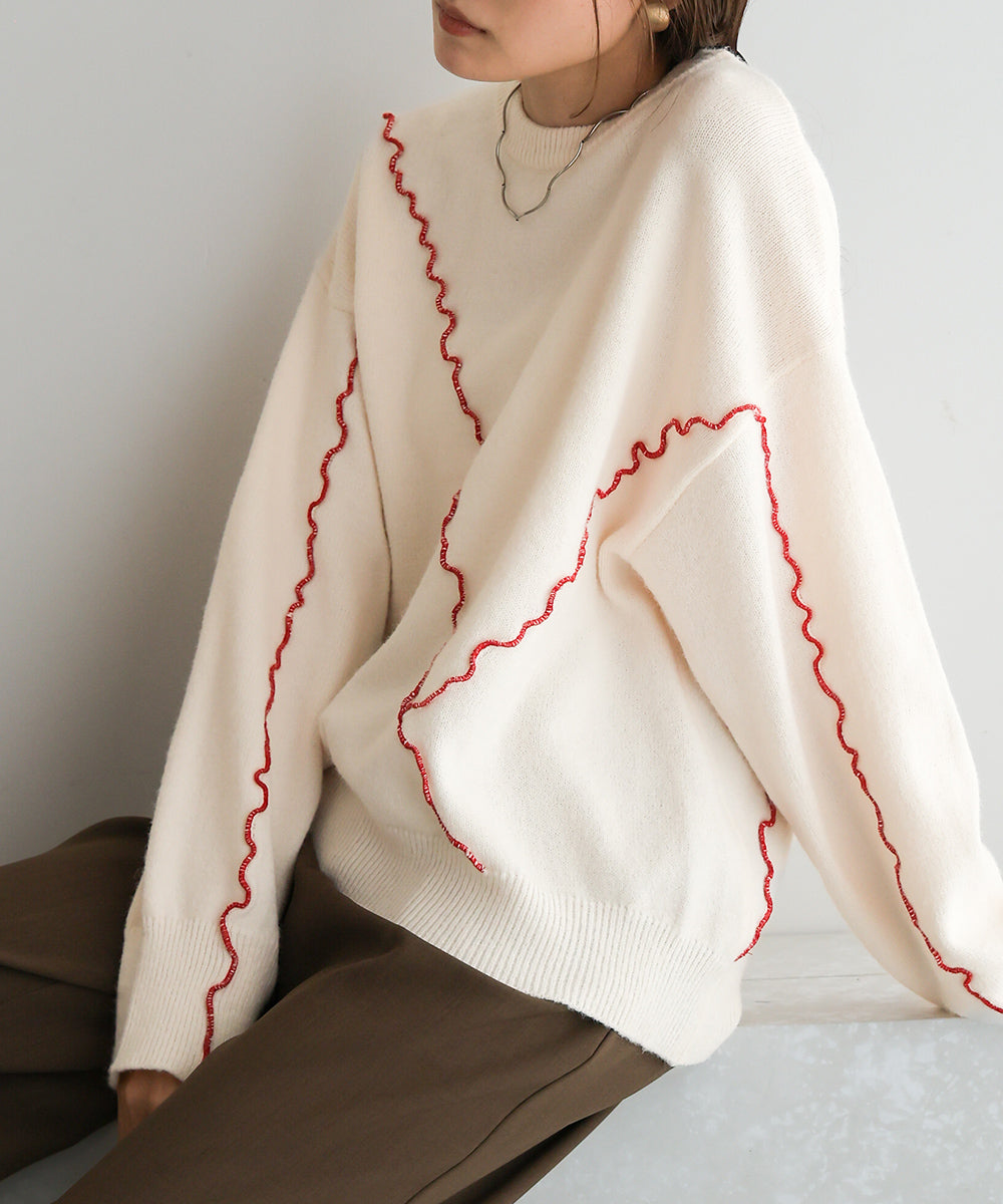 WAVE MELLOW KNIT TOPS