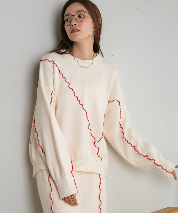 WAVE MELLOW KNIT TOPS