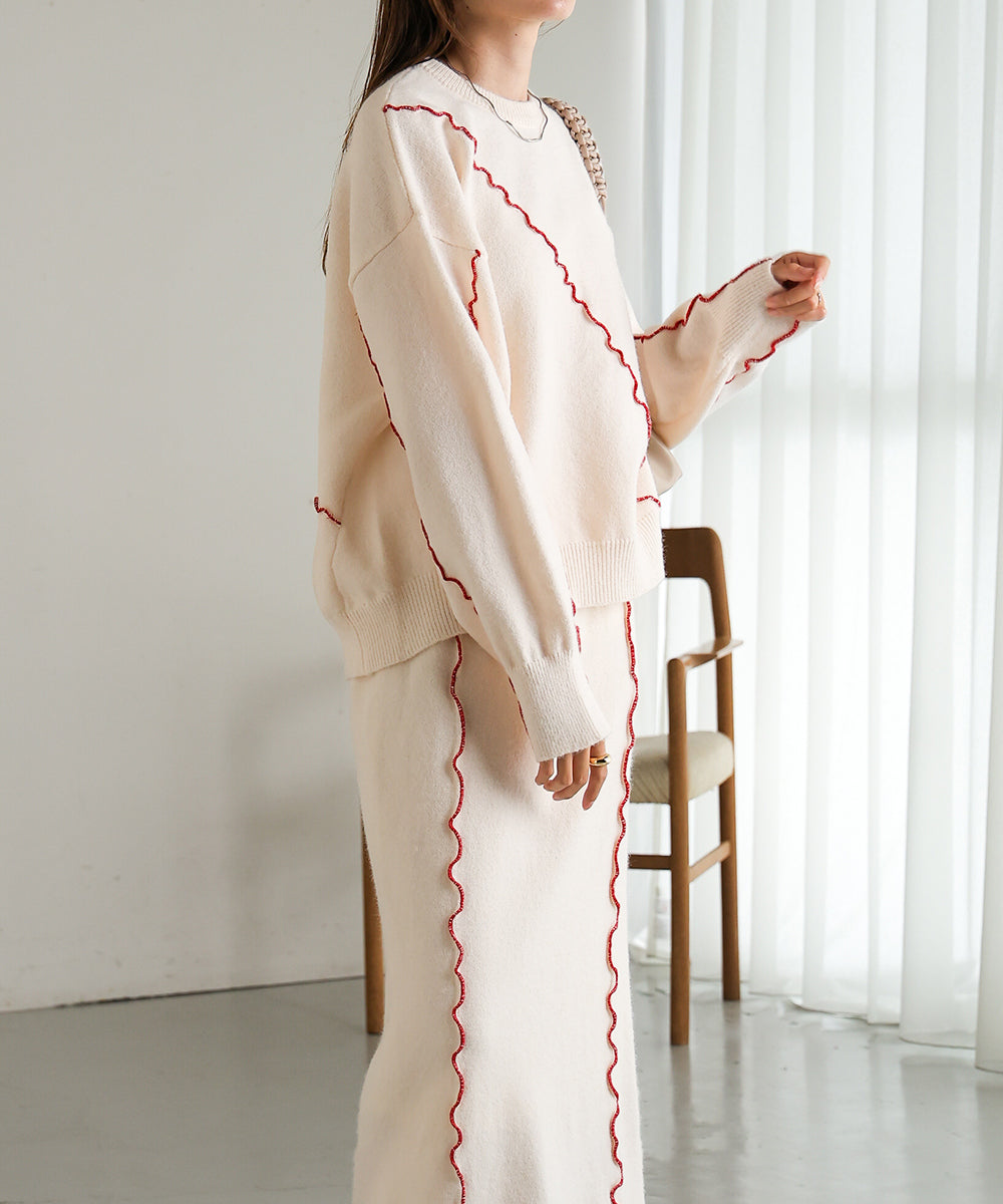WAVE MELLOW KNIT TOPS