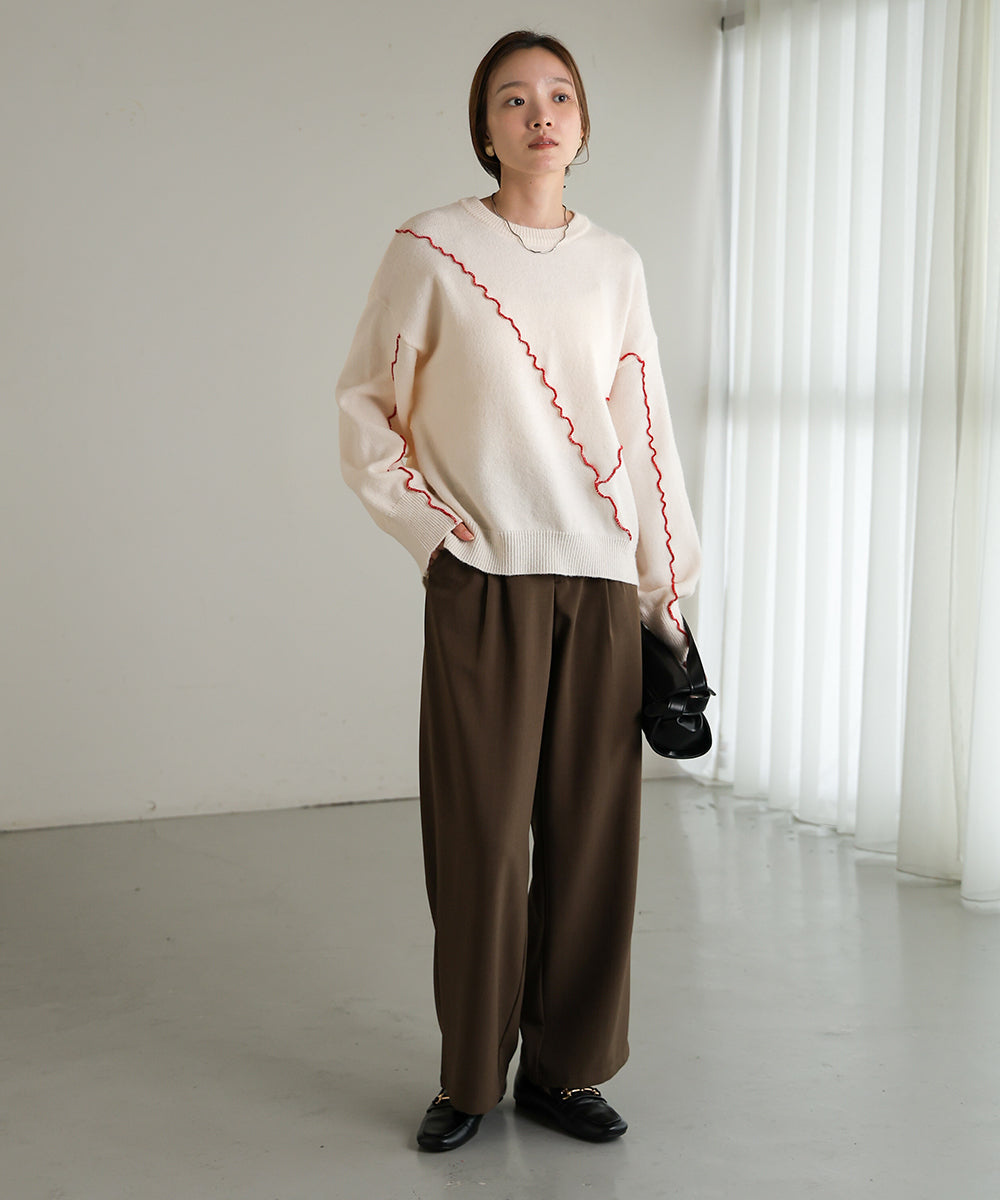 WAVE MELLOW KNIT TOPS