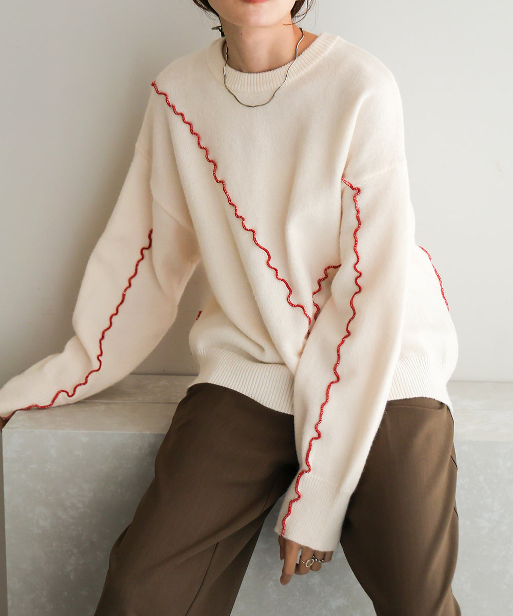 WAVE MELLOW KNIT TOPS