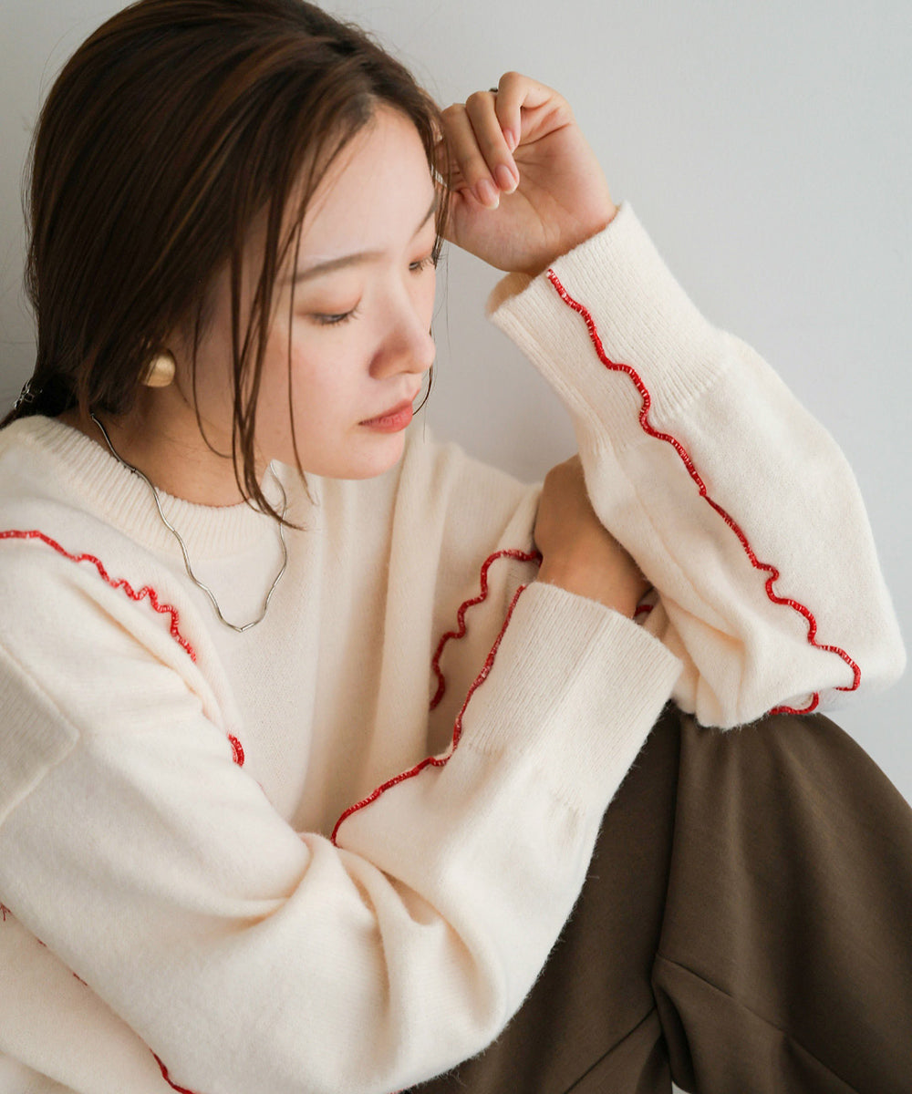 WAVE MELLOW KNIT TOPS