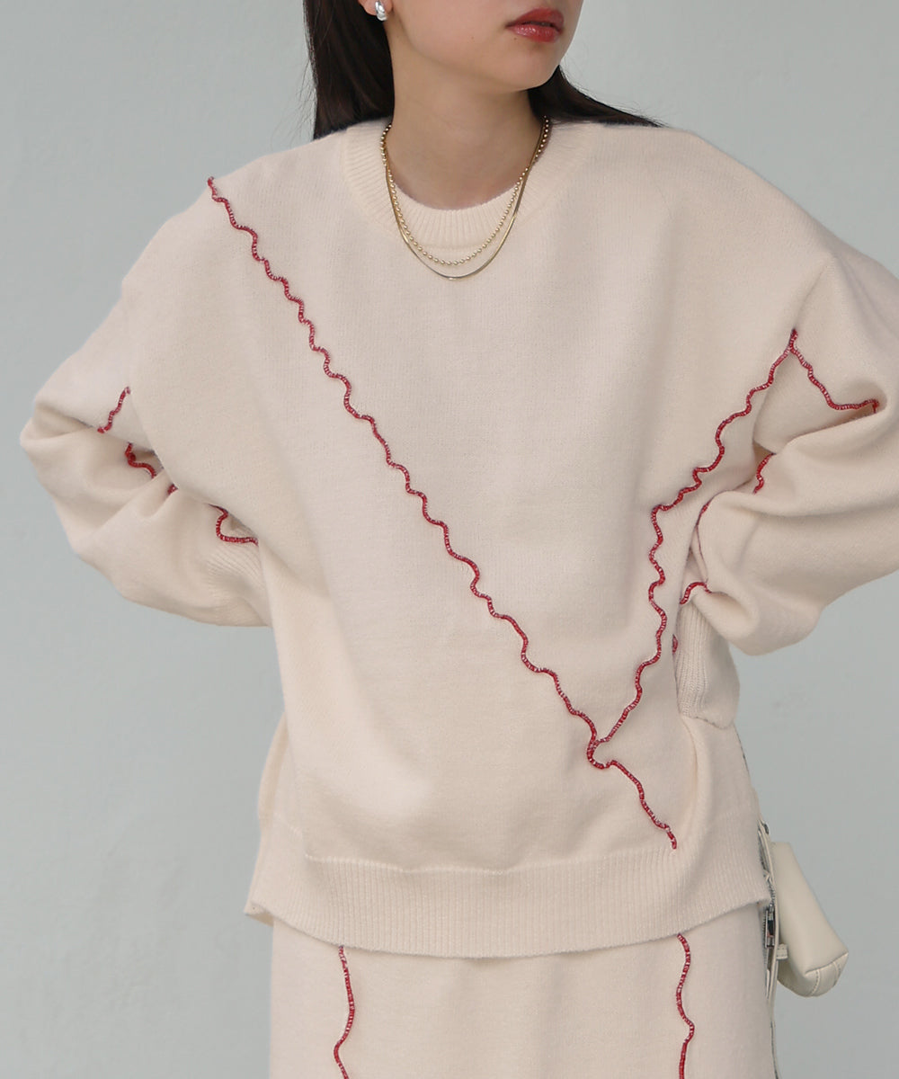 WAVE MELLOW KNIT TOPS