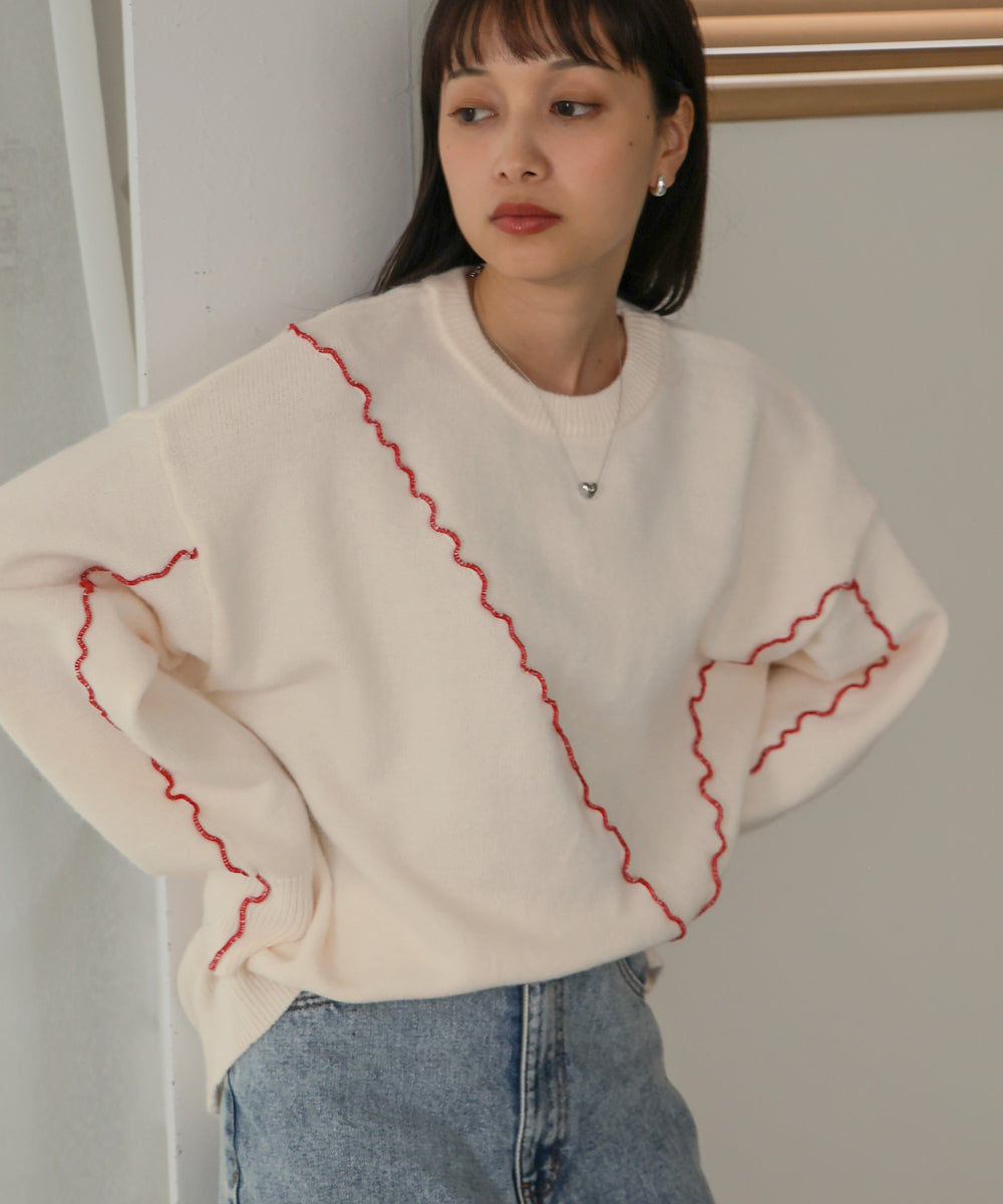WAVE MELLOW KNIT TOPS