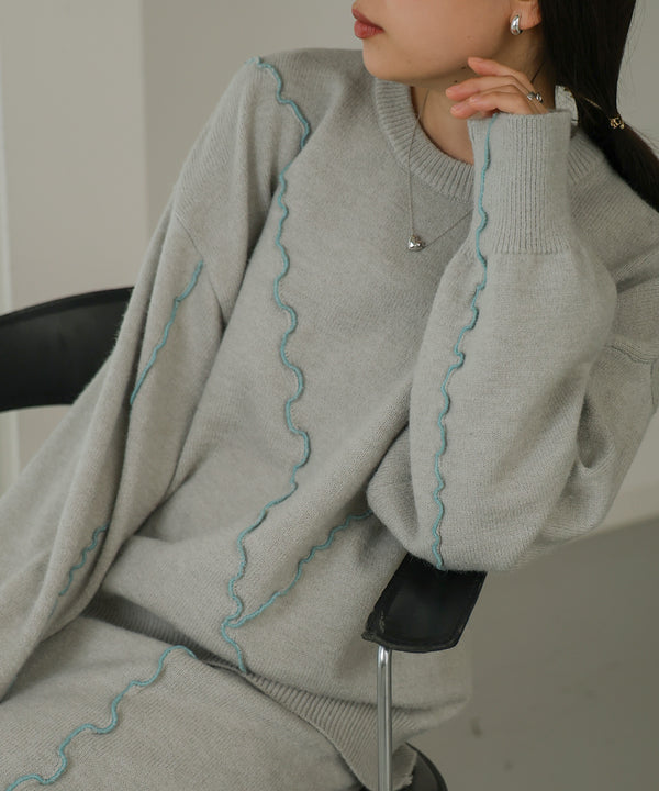 WAVE MELLOW KNIT TOPS