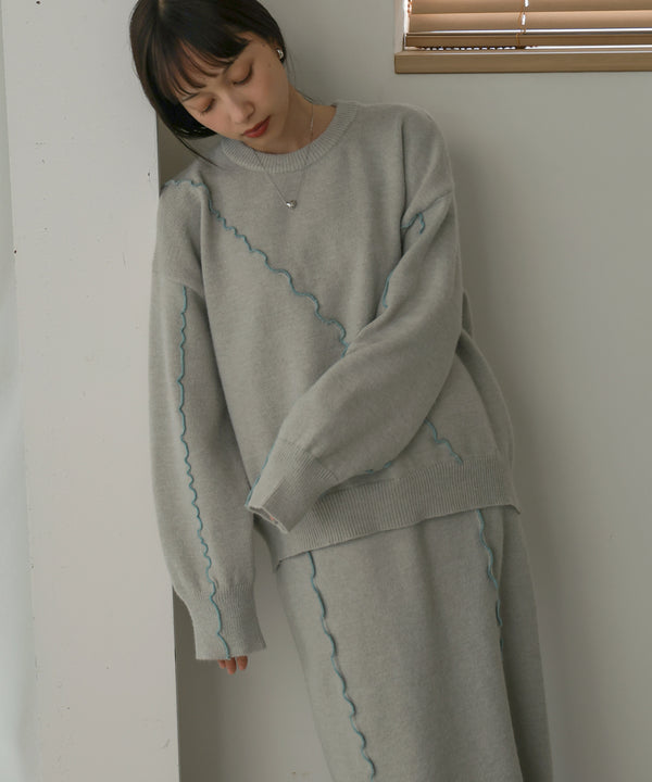 WAVE MELLOW KNIT TOPS
