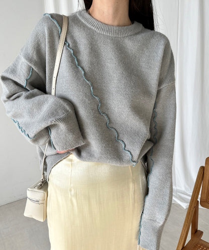 WAVE MELLOW KNIT TOPS