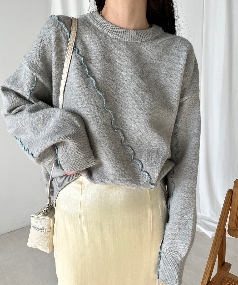 WAVE MELLOW KNIT TOPS