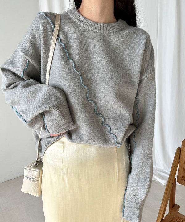 WAVE MELLOW KNIT TOPS