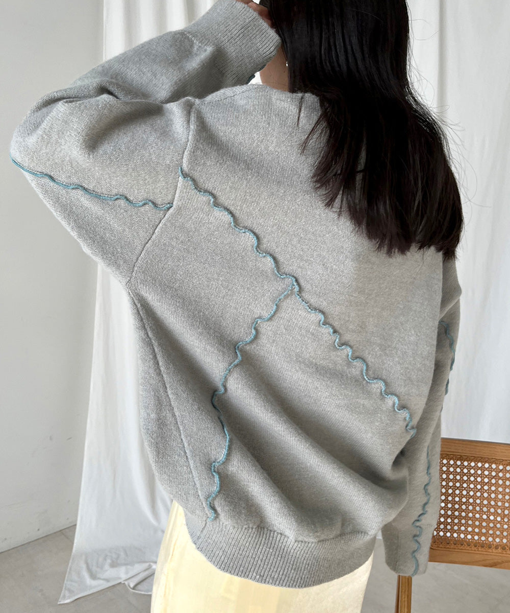 WAVE MELLOW KNIT TOPS