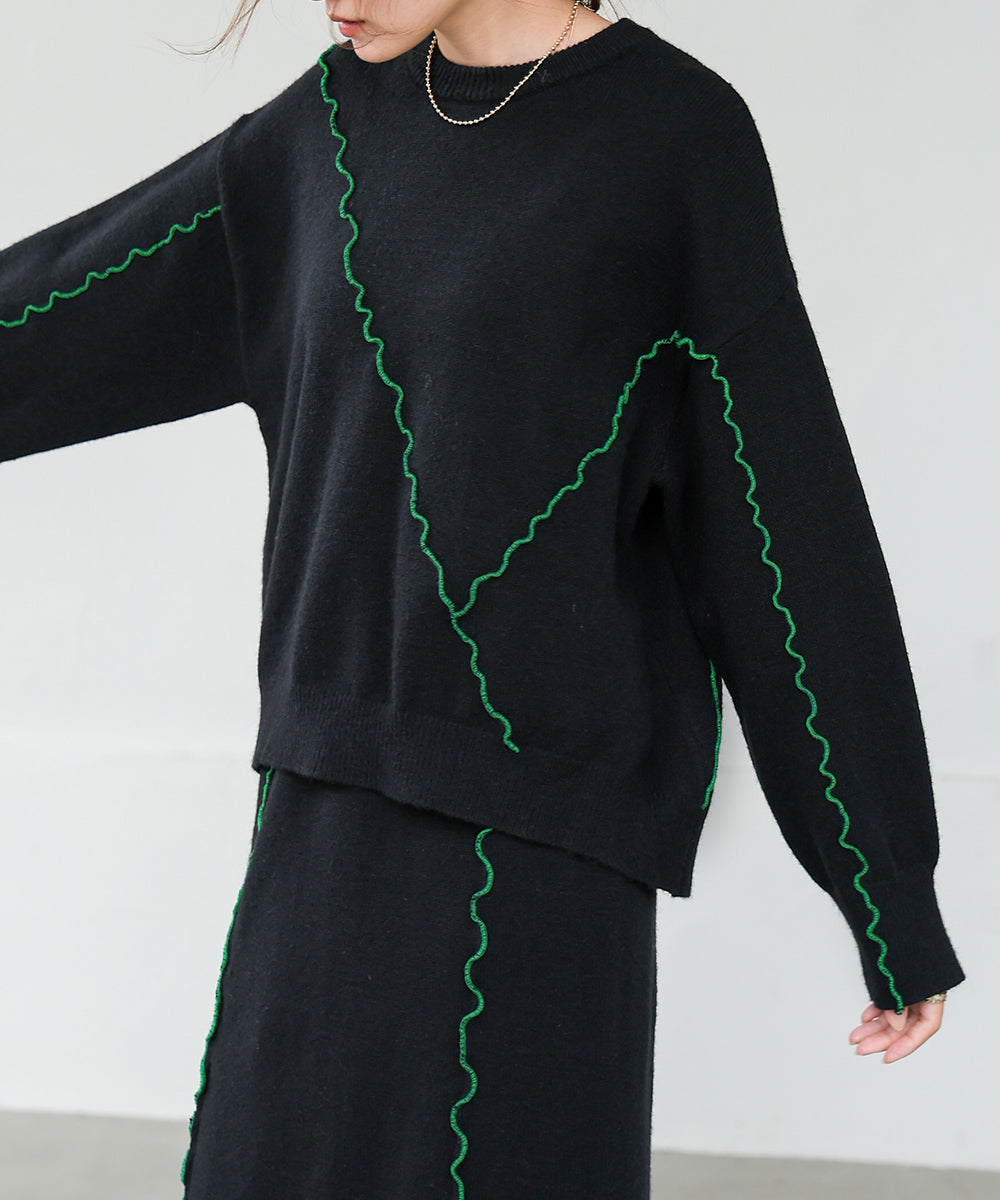 WAVE MELLOW KNIT TOPS